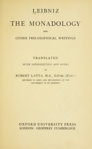 G.W.Leibniz - Monadology and Other Philosophical Writings